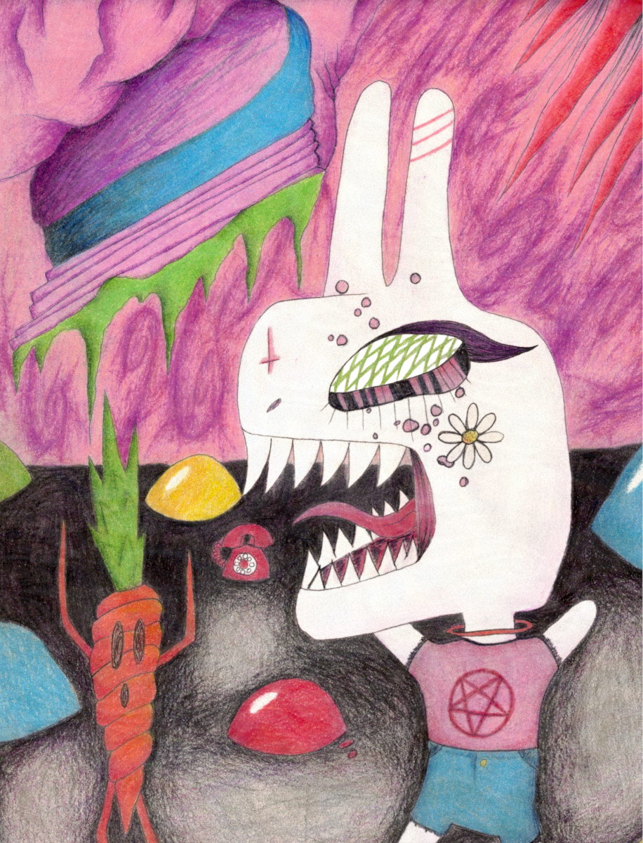 Pure Terror. Colored Pencil.